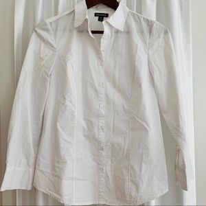 White Button-up Dress Shirt - Size Small